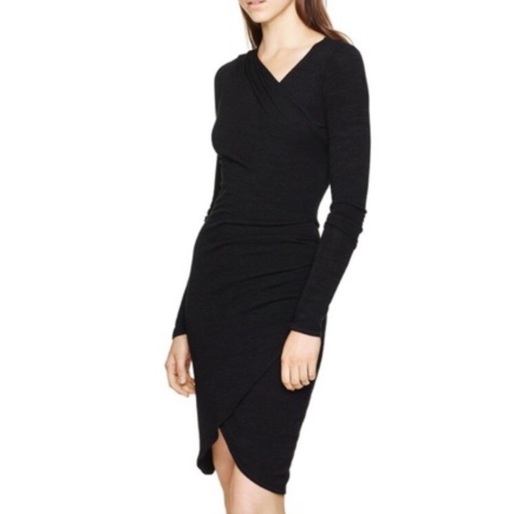 Wilfred Free Aritzia Asymmetrical Klum Dress Grey